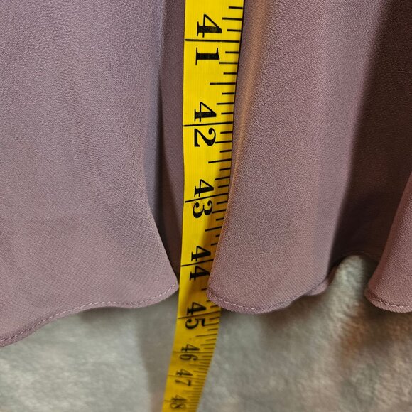 R&M Richards Elegant Lavender Lace Jacket Tiered Dress 18W formal party glitz - Picture 8 of 16